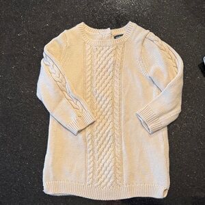 Girls cable knit dress